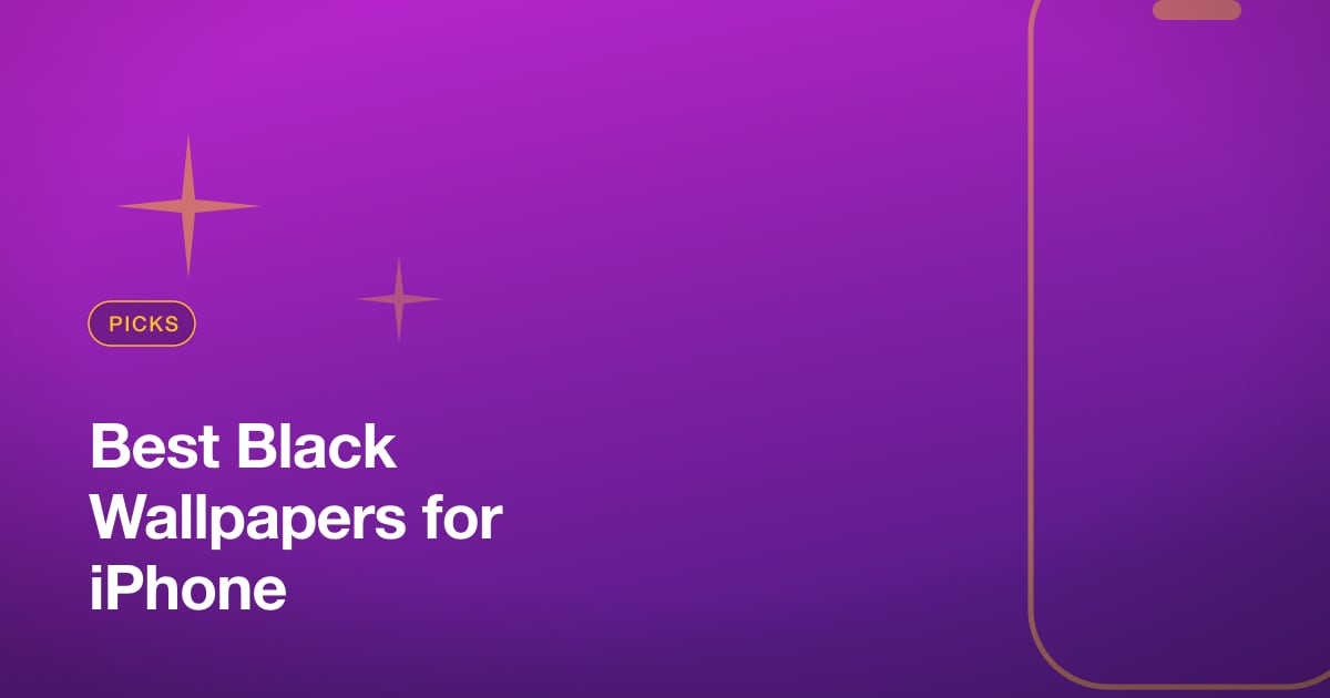 Best Black Wallpapers for iPhone