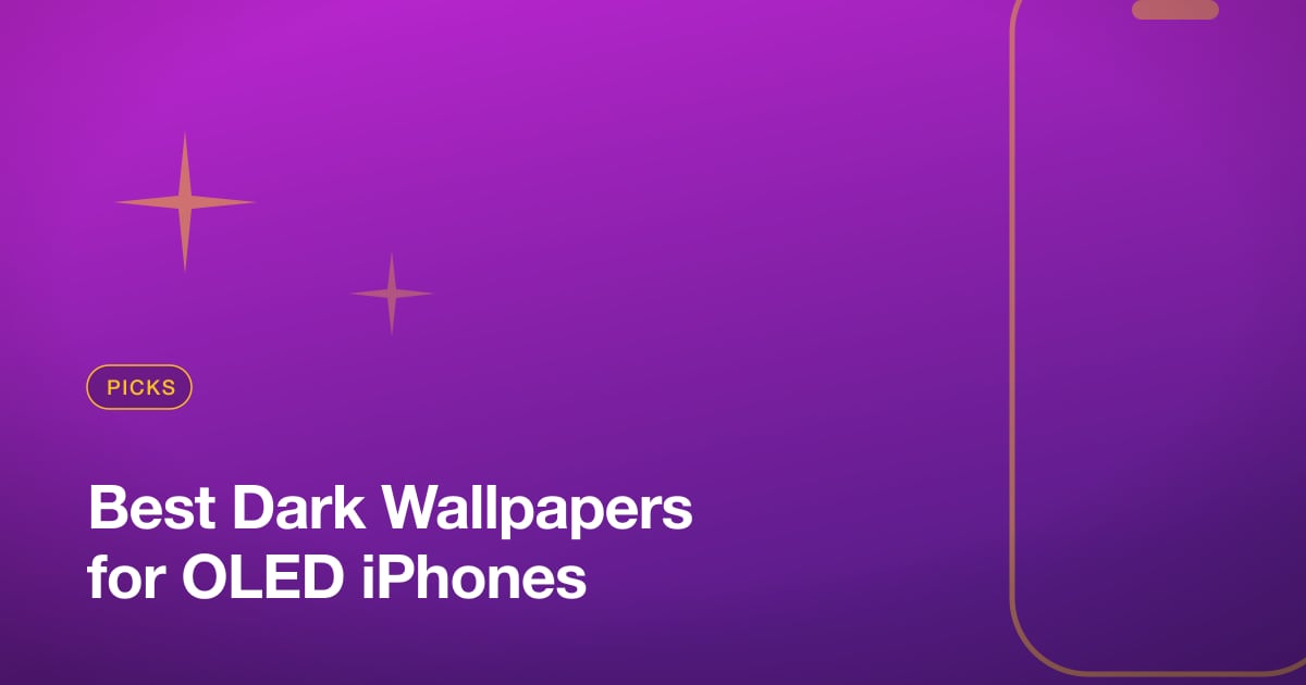 Best Dark Wallpapers for OLED iPhones