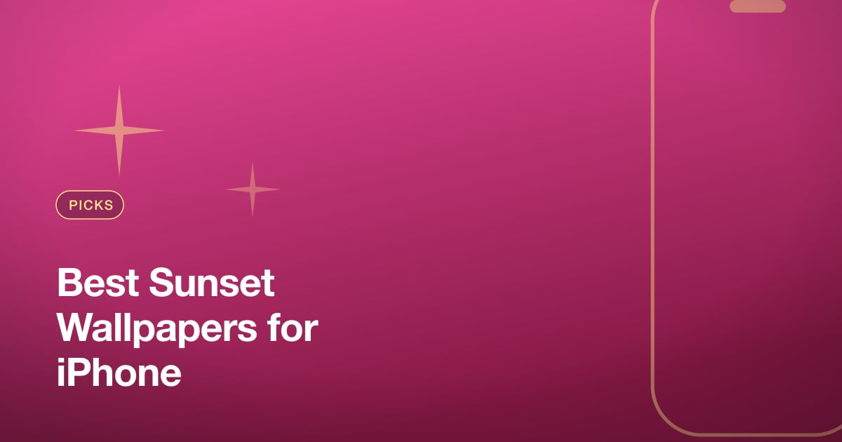 Best Sunset Wallpapers for iPhone