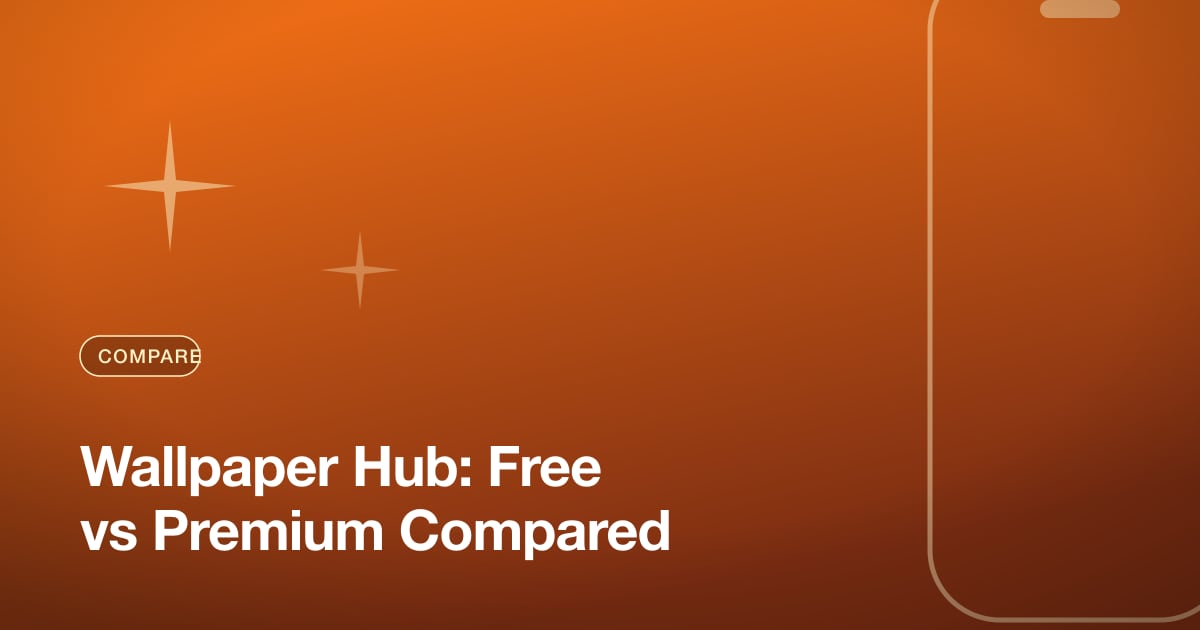 Wallpaper Hub: Free vs Premium Compared