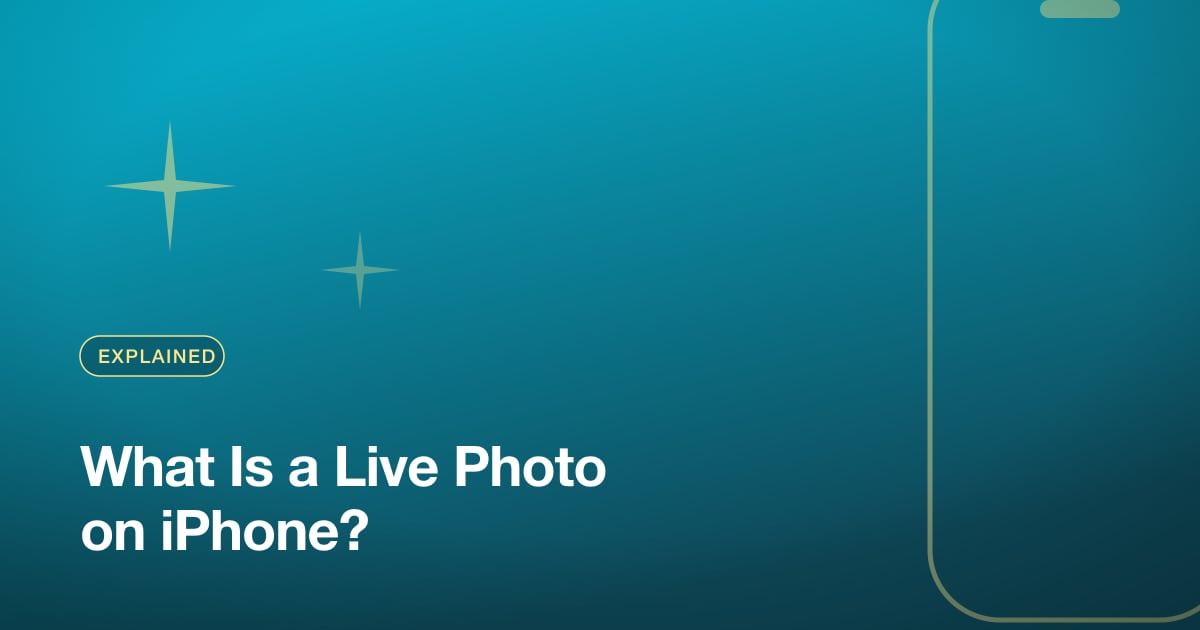 What Is a Live Photo on iPhone?