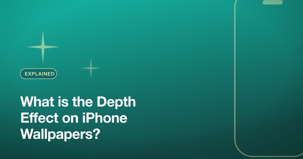 What is the Depth Effect on iPhone Wallpapers?