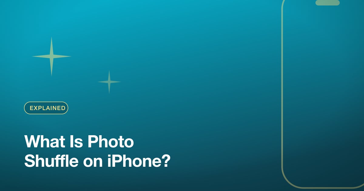 What Is Photo Shuffle on iPhone?